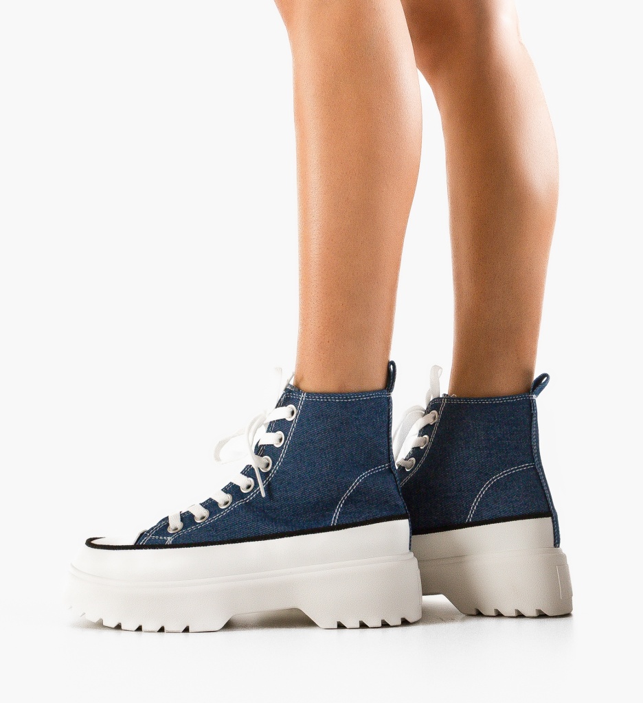 Pantofi Sport Lauren Albastri - Confort Max - imagine 4