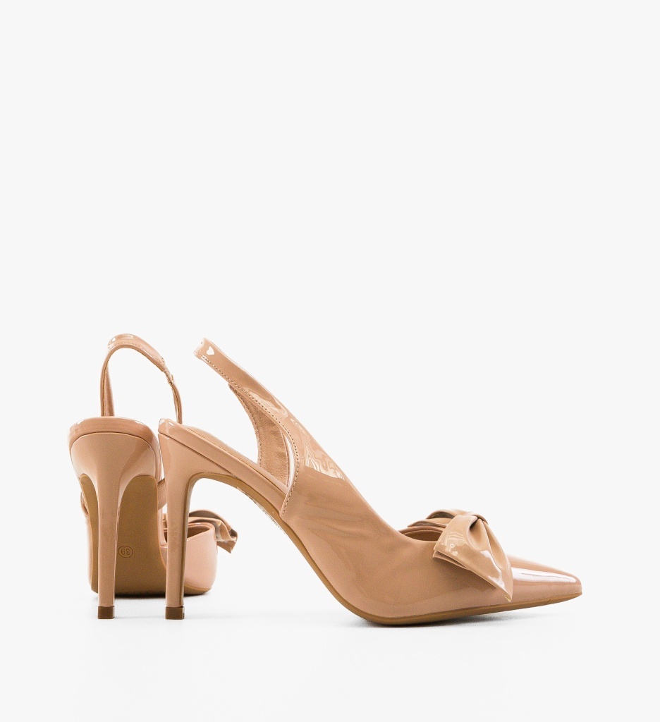 Pantofi Stiletto Dama Ebysyna Nude - Eleganță Pură - imagine 4