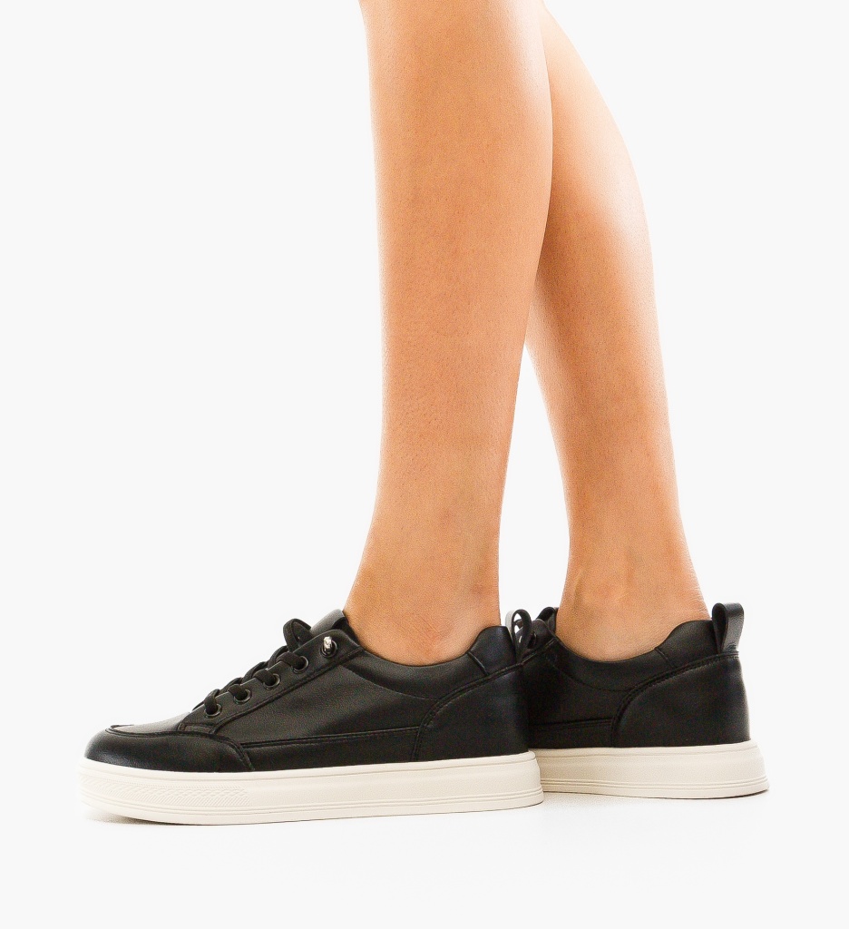 Sneakers Dama Mumbai Negri | Confort & Stil - imagine 2