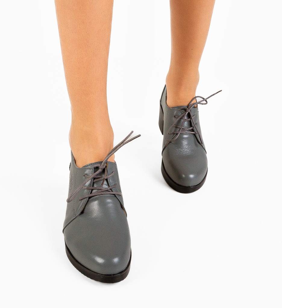 Pantofi Casual Atraxia Gri | Confort și Stil - imagine 4