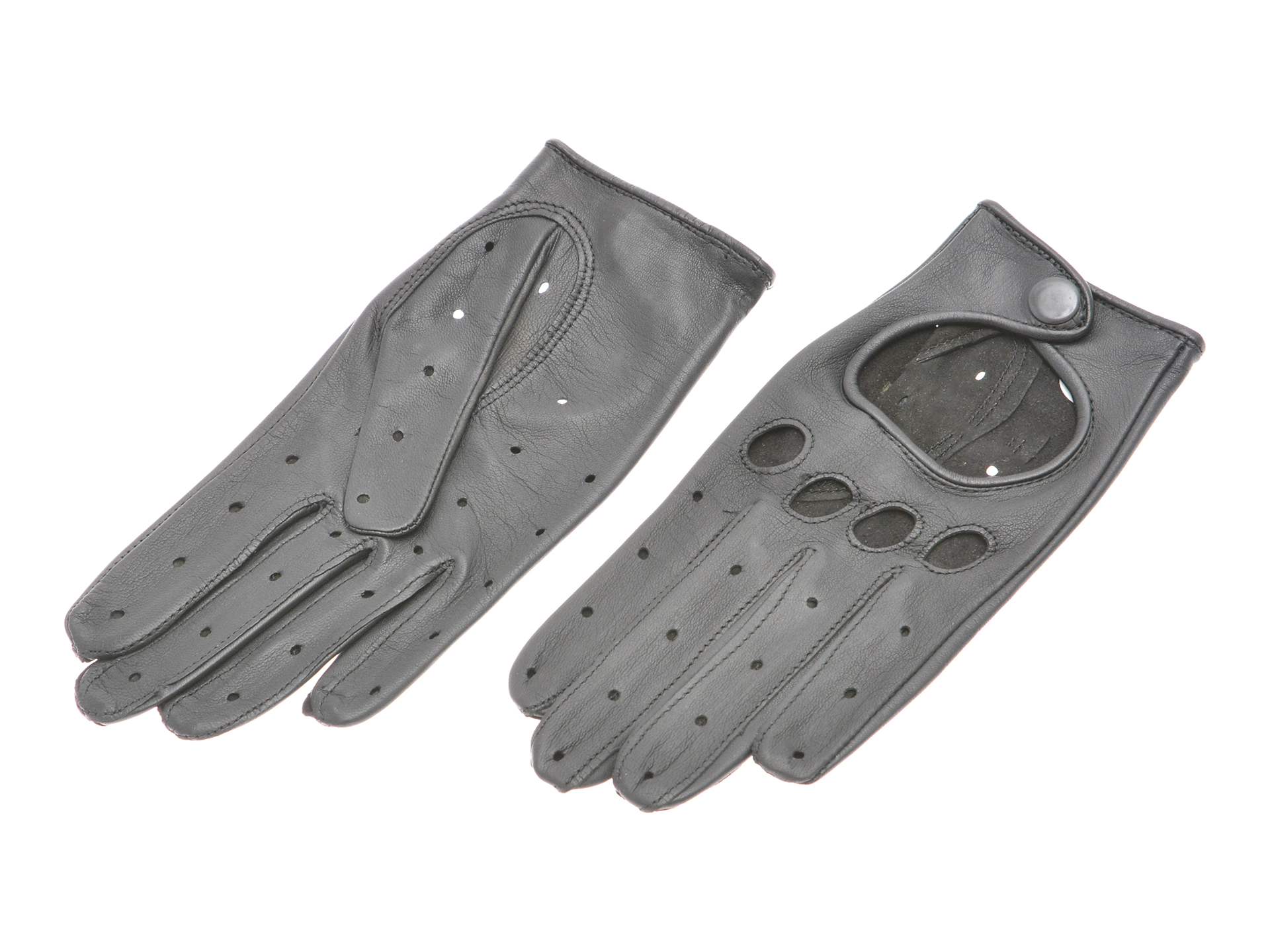 Manusi EPICA negre din piele naturala