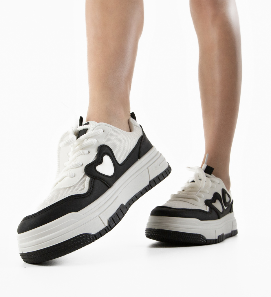 Sneakers Wells Dama Negri | Confort și Stil - imagine 5