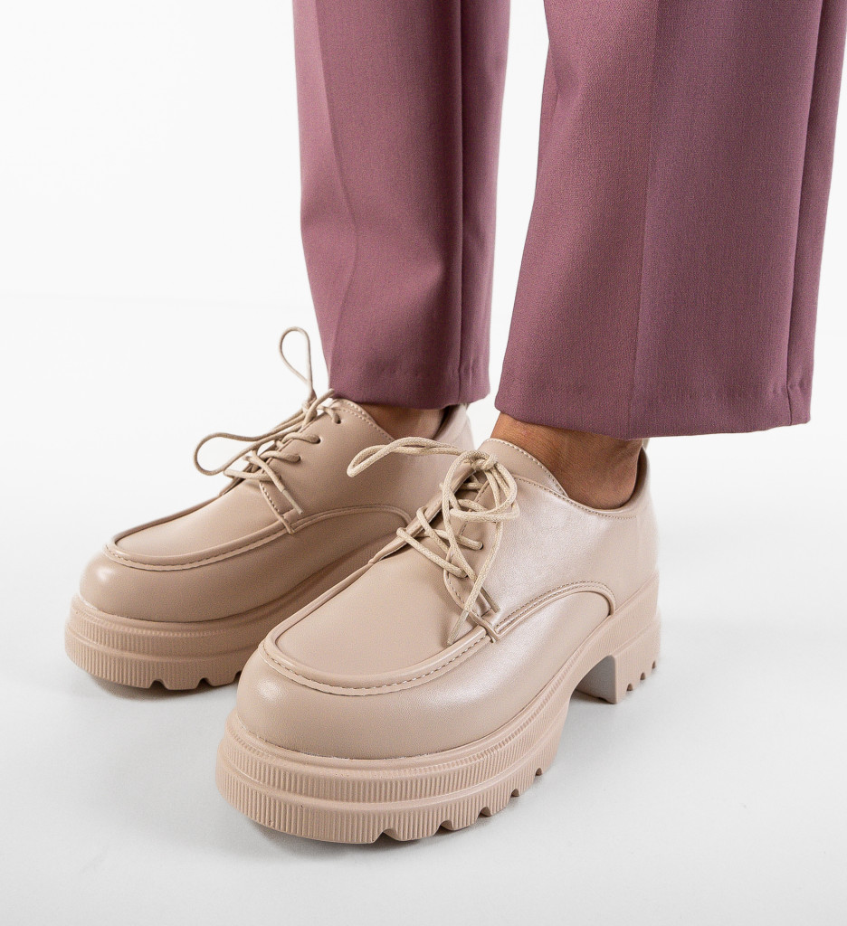 Pantofi Casual Welc Bej - Confort și Stil