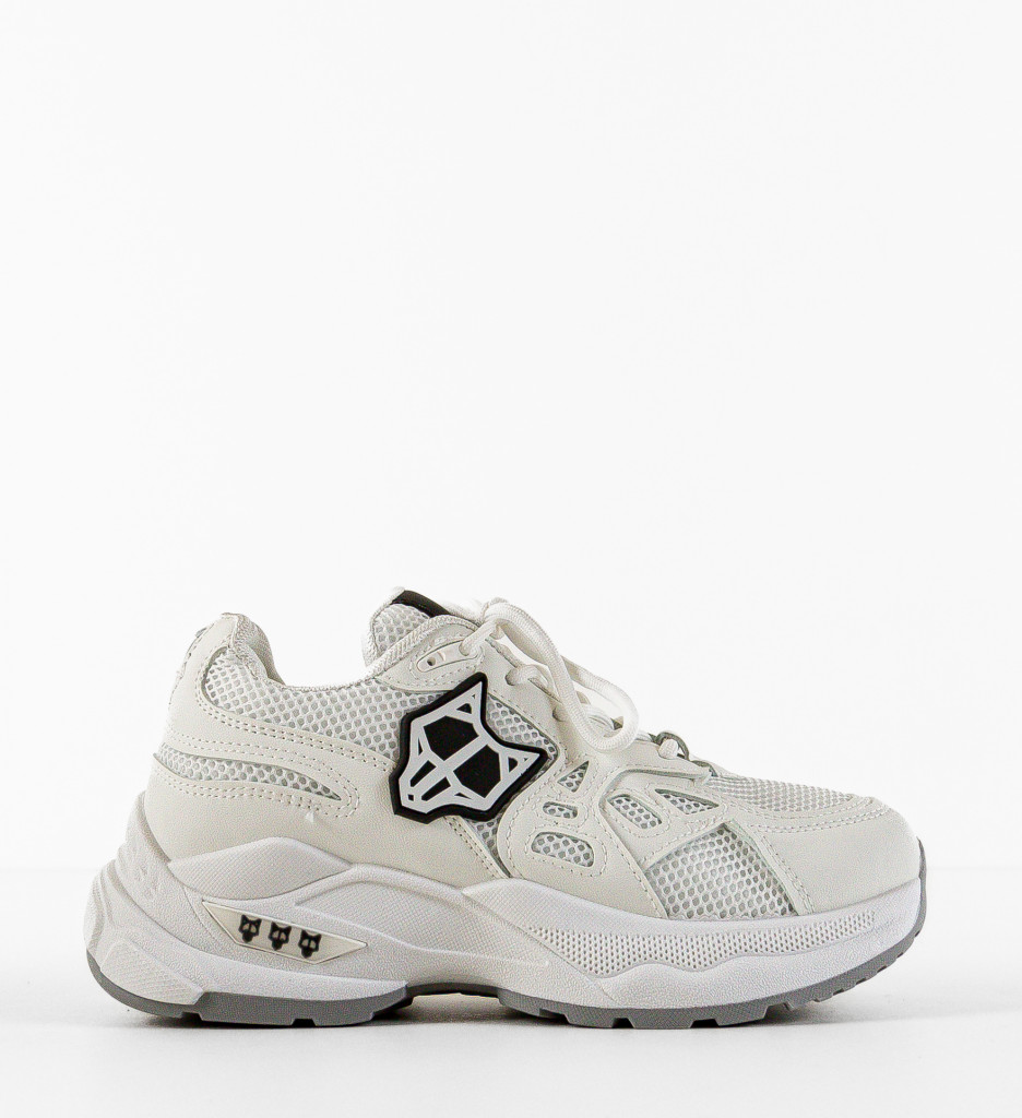 Sneakers Dama Vlup Albi - Confort și Stil - imagine 4