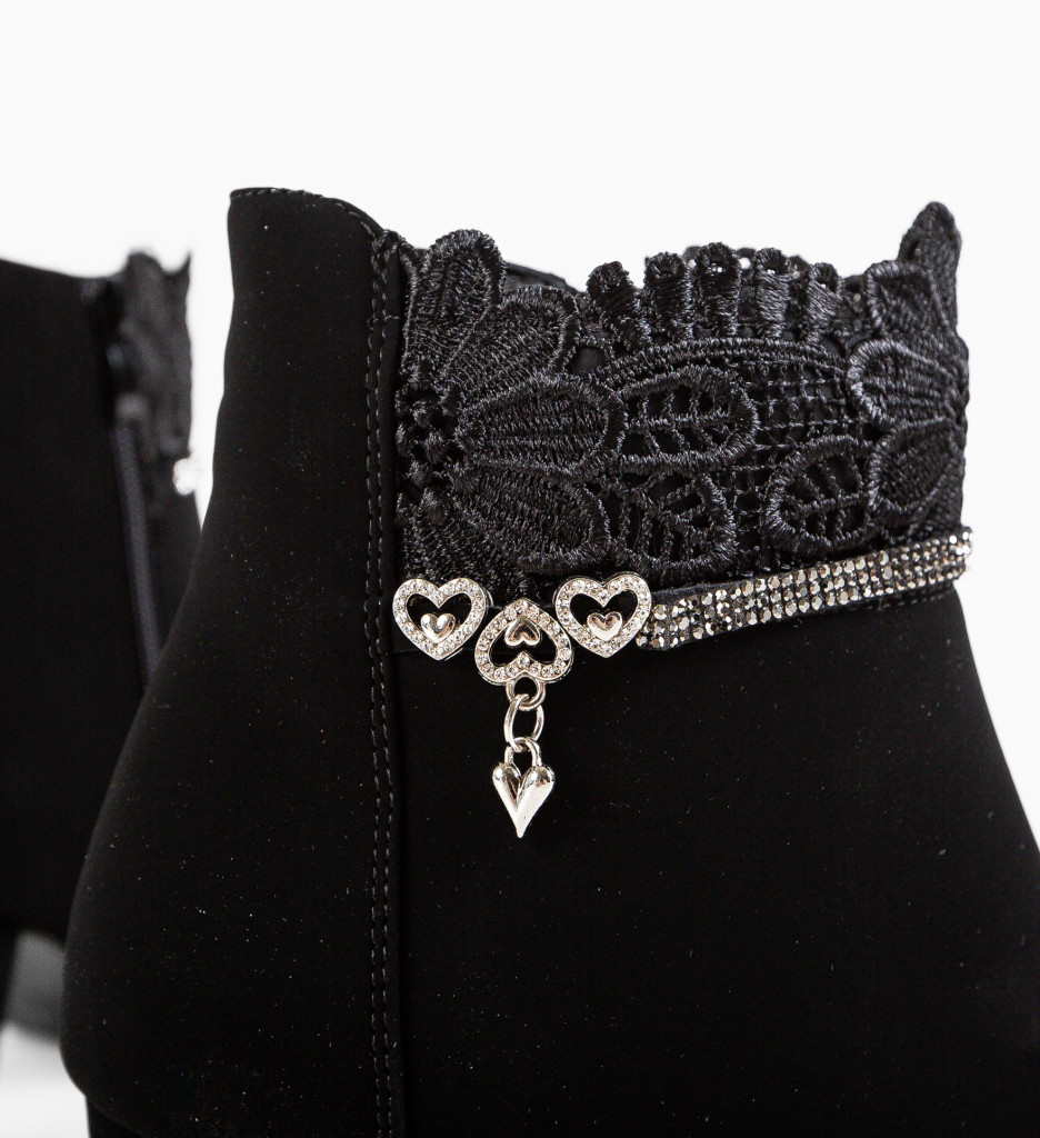 Botine Dama Gail Negre | Confort & Stil Urban - imagine 8