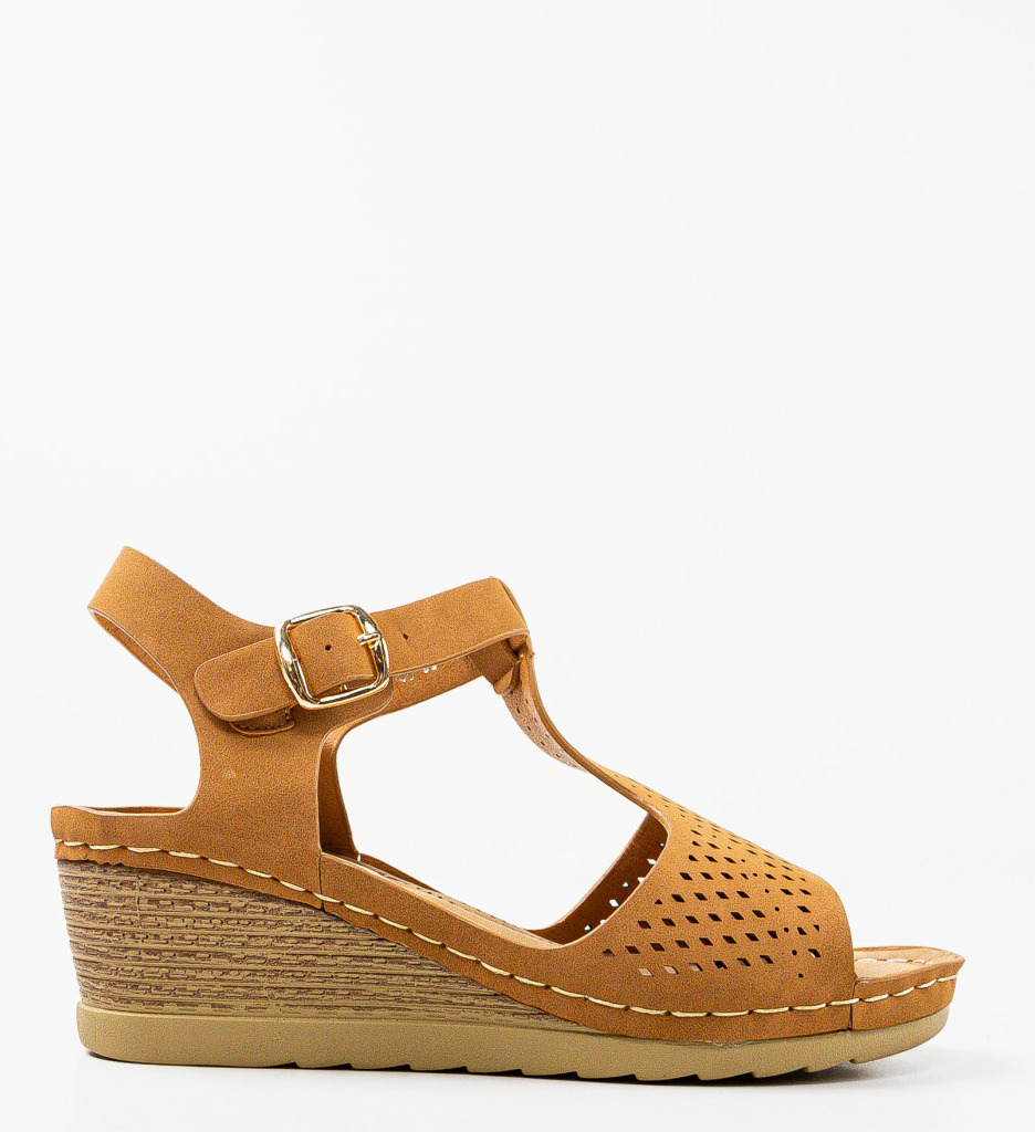 Sandale Dama Carolus Camel | Elegante și Comode - imagine 6