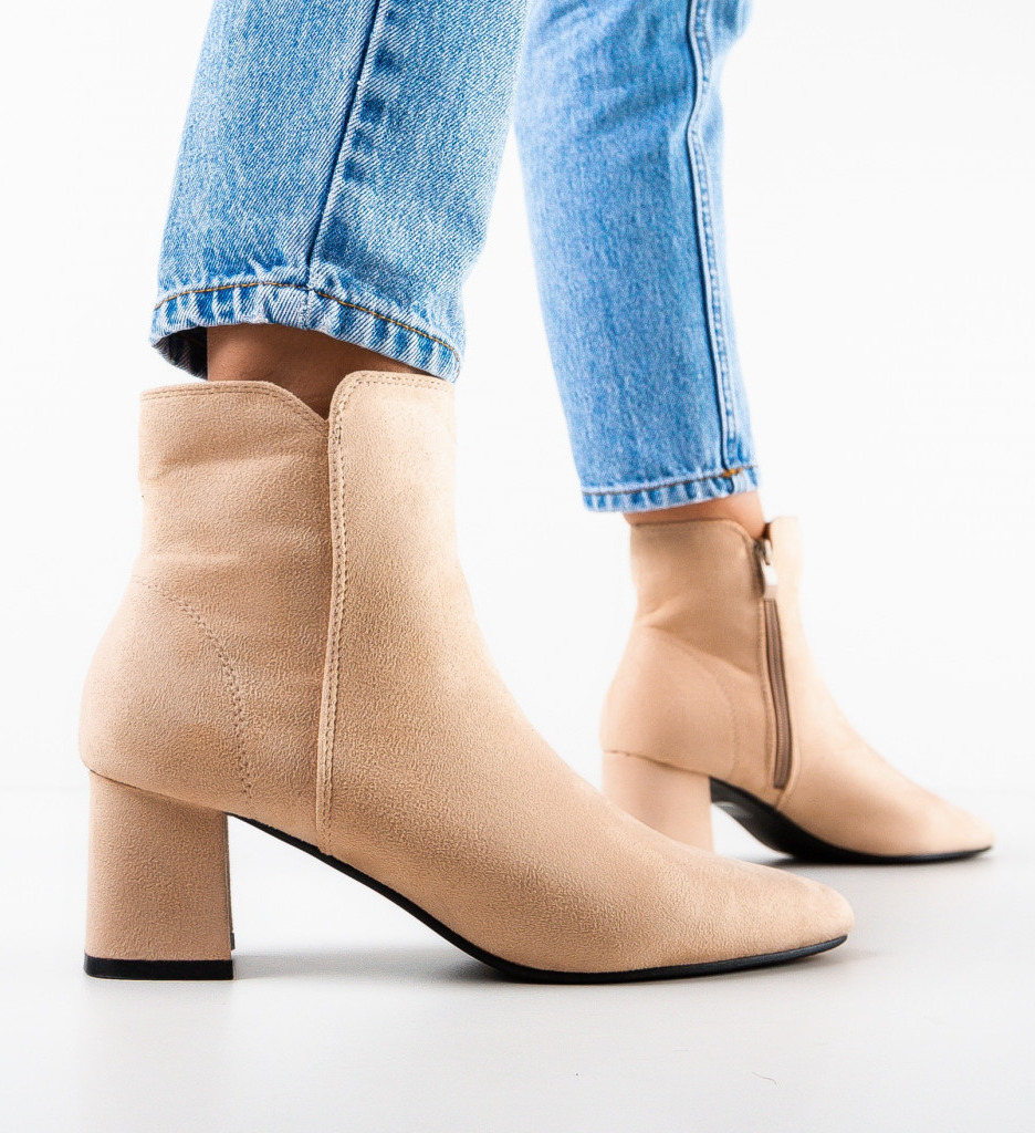 Botine Dama Bej Noname - Eleganță și Confort