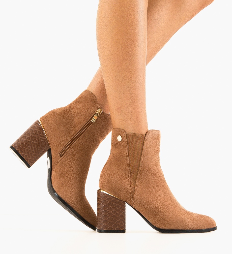 Botine Ynny Camel - Eleganță și Confort