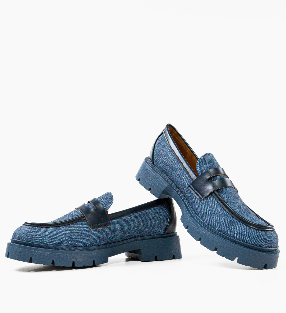 Pantofi Casual Kevi Albastri - Confort Zilnic - imagine 6