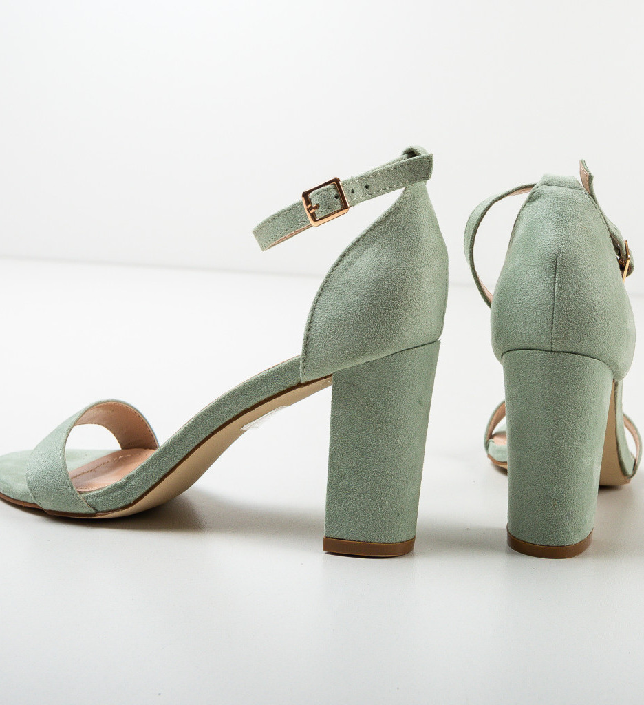 Sandale cu Toc Lexi Verzi | Eleganță și Stil - imagine 7