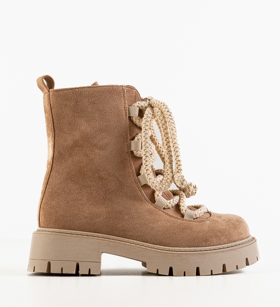 Ghete Dama Kartat Khaki - Confort & Stil - imagine 4