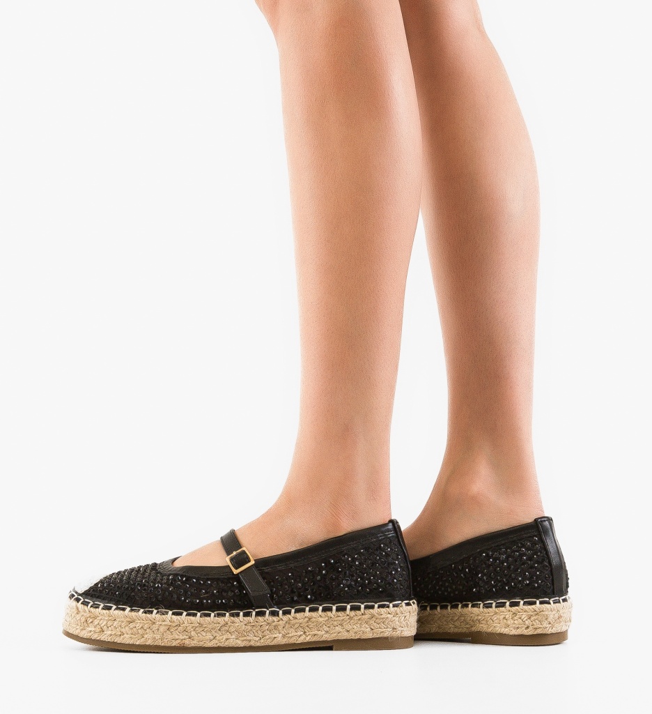 Espadrile Dama Vera Negre | Stil și Confort - imagine 2