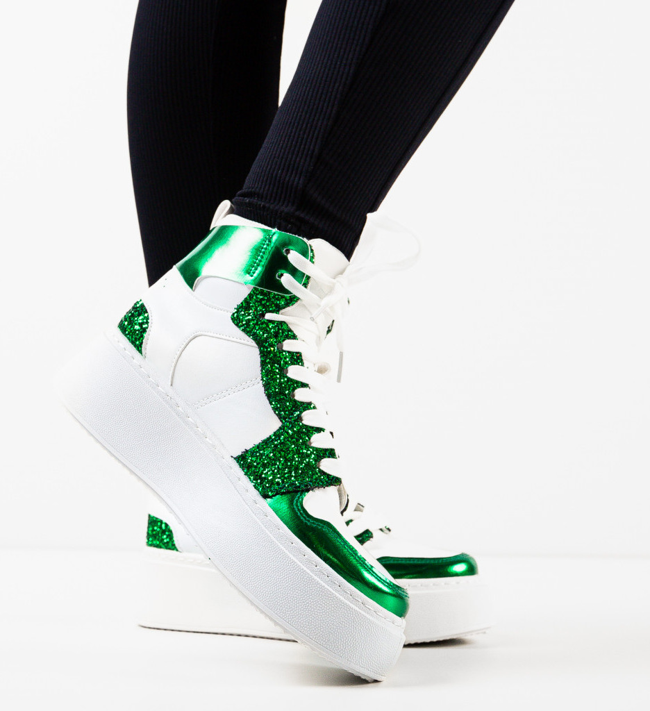 Sneakers Dama Smithy Verzi | Confort Sport - imagine 2