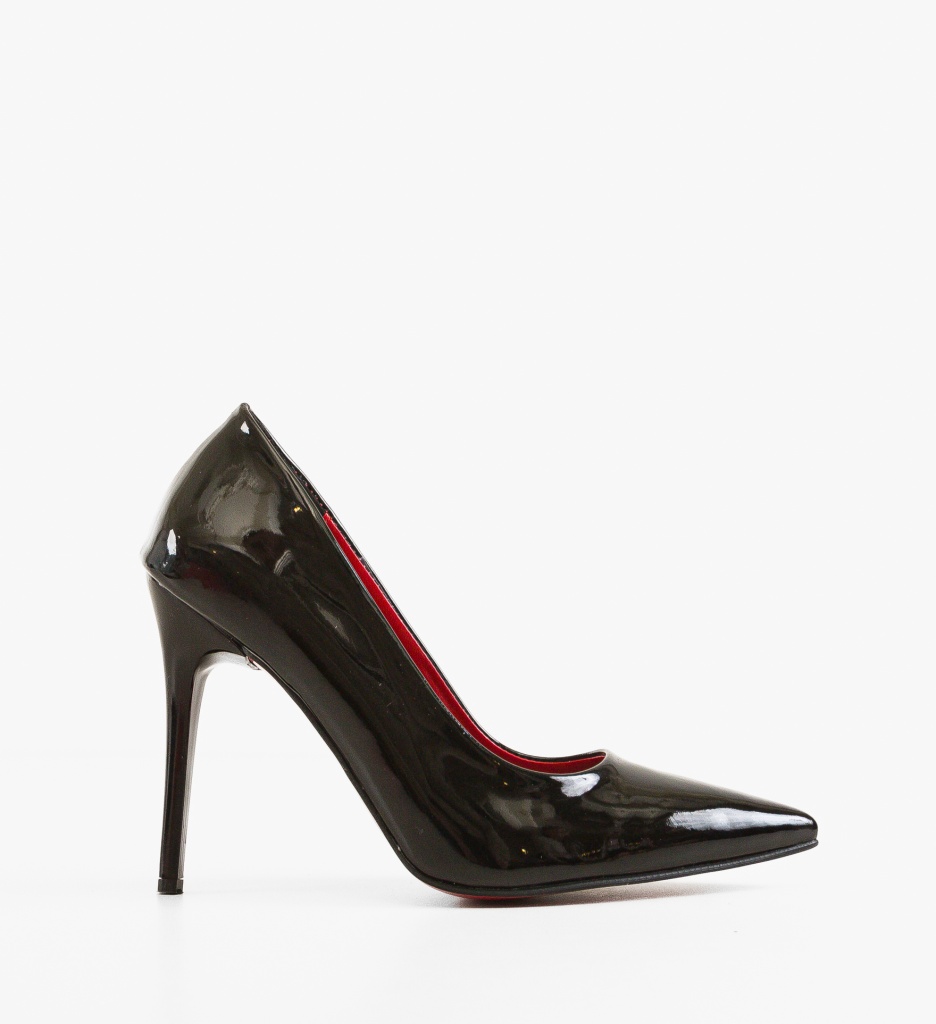 Pantofi Ryrato Negri Eleganți cu Toc - imagine 6