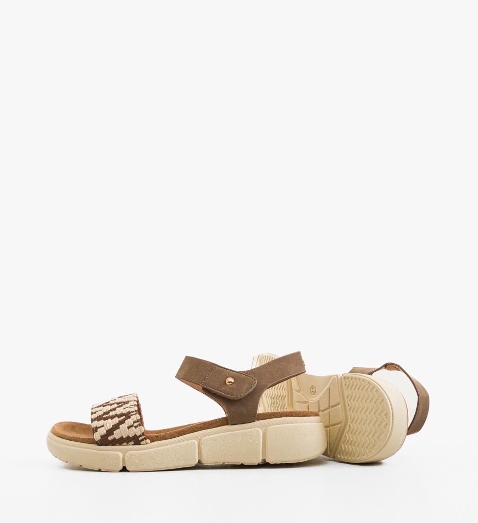 Sandale Dama Feciulia Camel | Eleganță și Confort - imagine 5