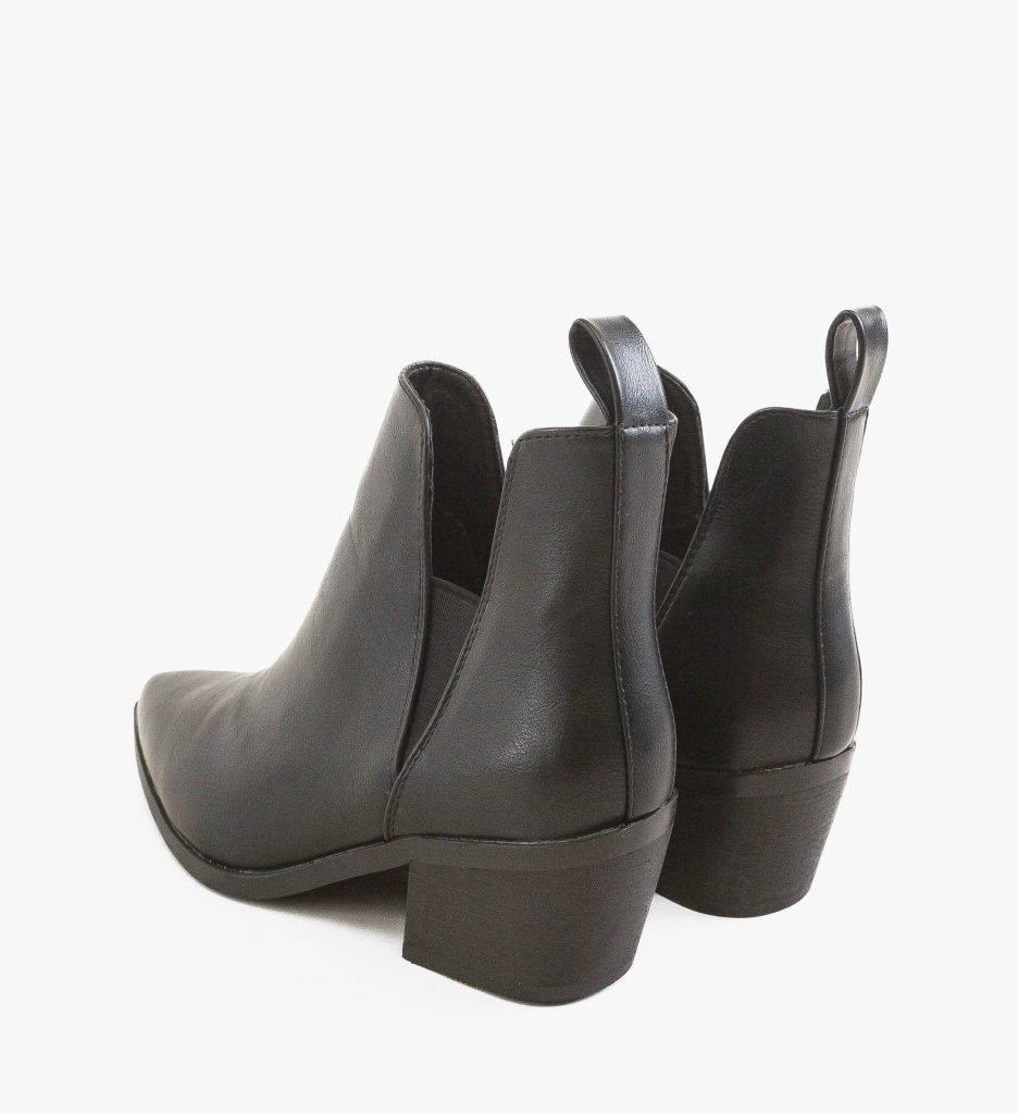 Botine Dama Lance Negre | Eleganță Urbană - imagine 5