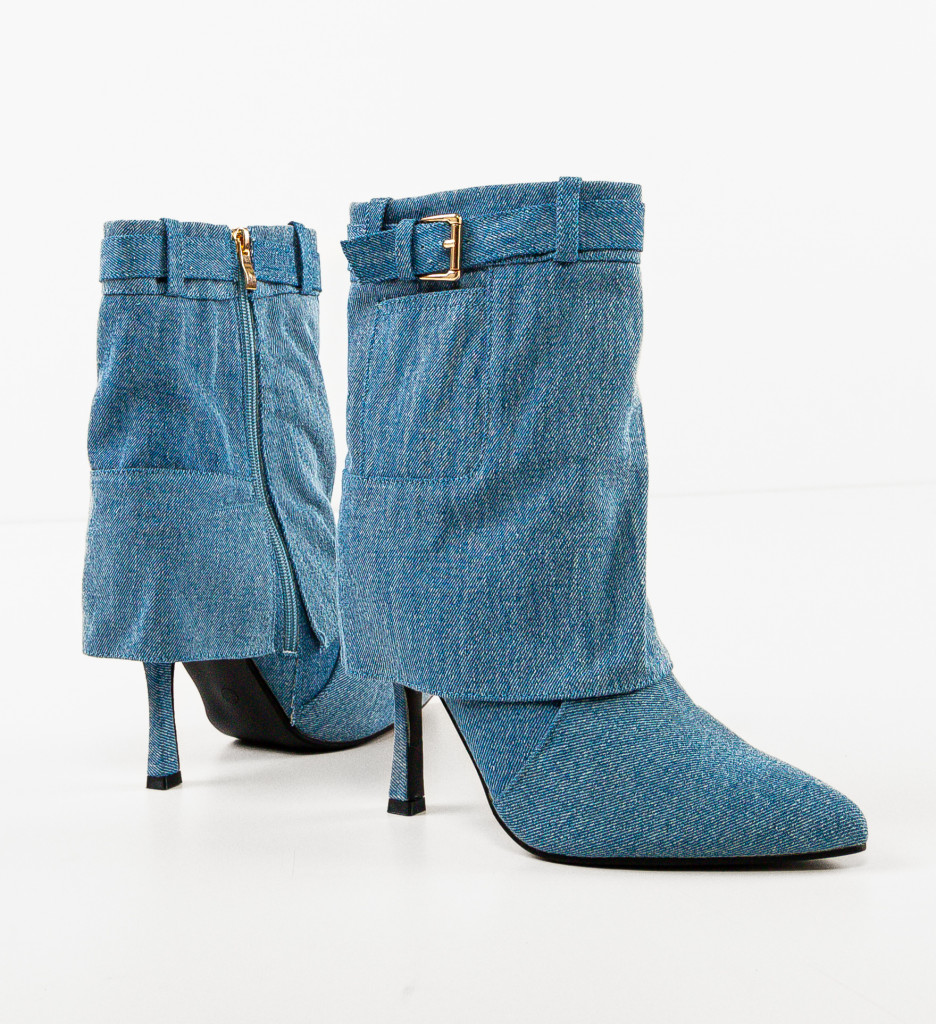 Botine Dama Bastion Albastre - Stil și Confort - imagine 7