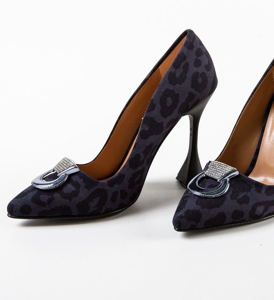 Pantofi cu Toc Provok Negri | Eleganți - imagine 5