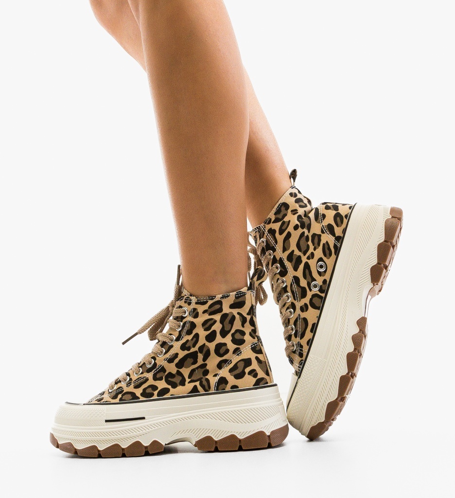 Sneakers Dama Pusty Print - Confort și Stil Urban - imagine 3