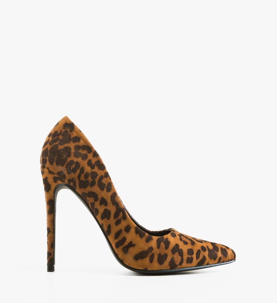 Pantofi cu Toc Lewer Print | Design Elegant - imagine 6