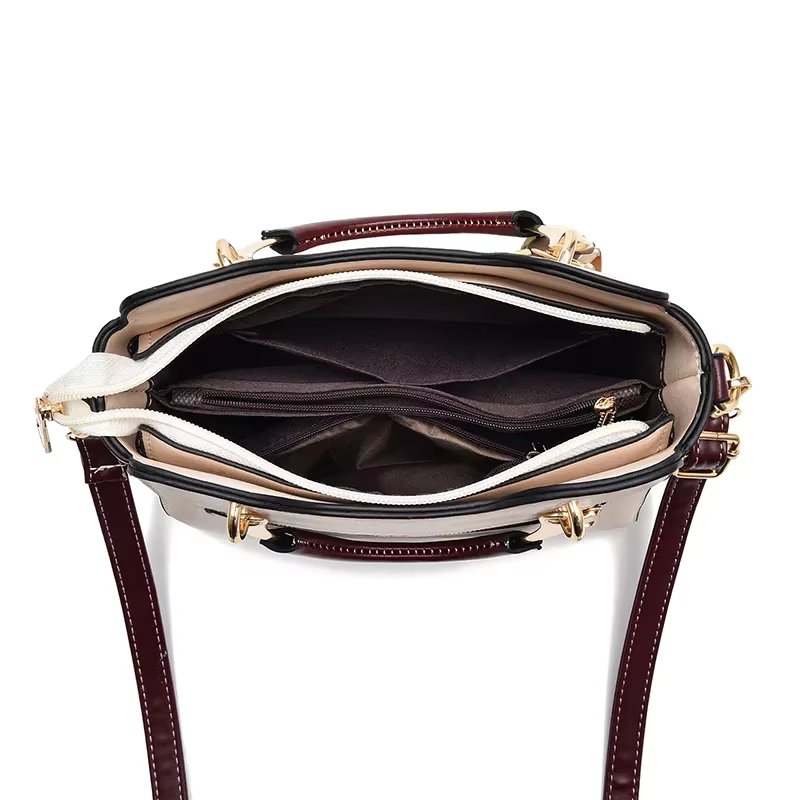 Geanta Dama Delis Morrigan GT3462 Maro/Cognac - imagine 4