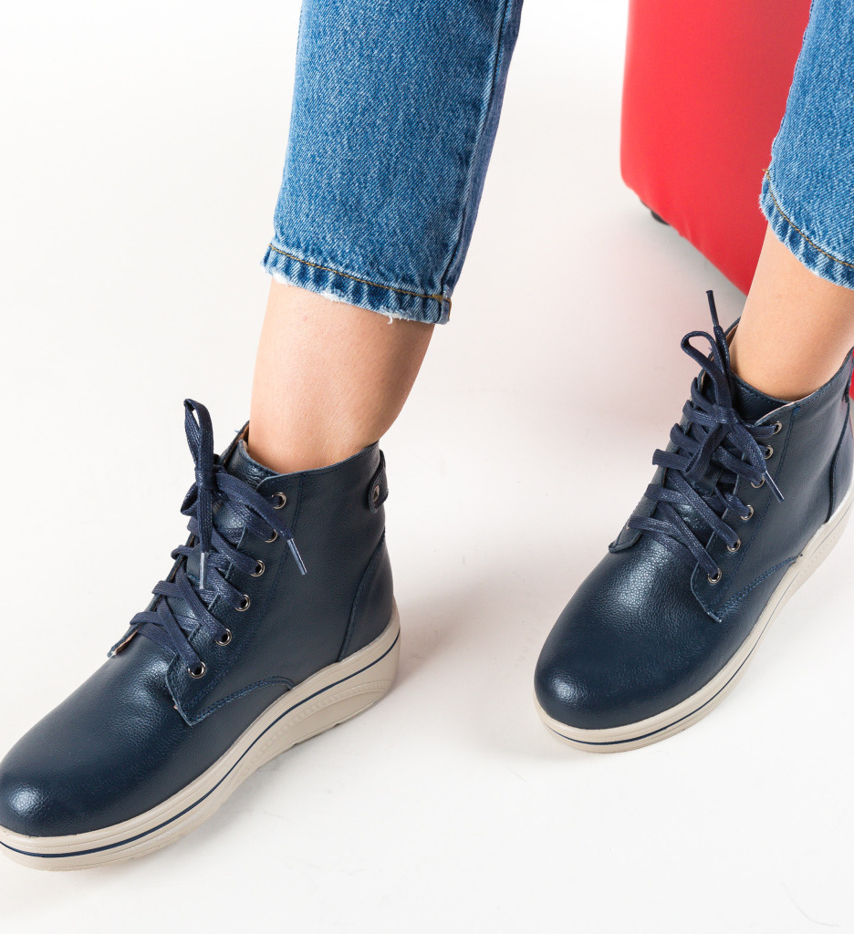 Pantofi Casual Lakiob Bleumarin - Confort și Stil - imagine 2