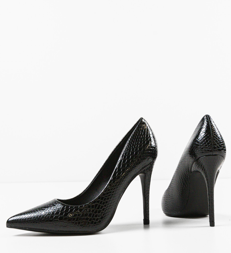 Pantofi Cline Negri - Eleganță și Stil - imagine 7