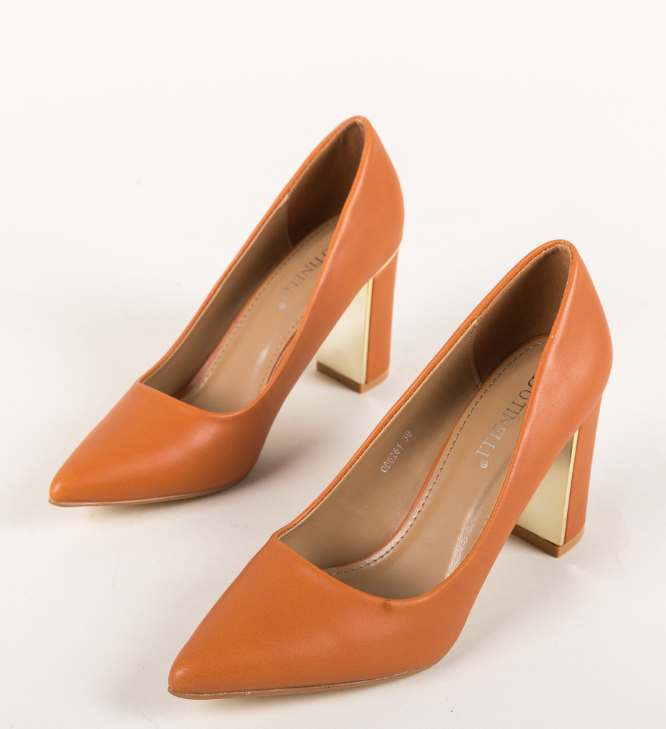 Pantofi Tiramis Camel - Eleganță și Stil - imagine 4