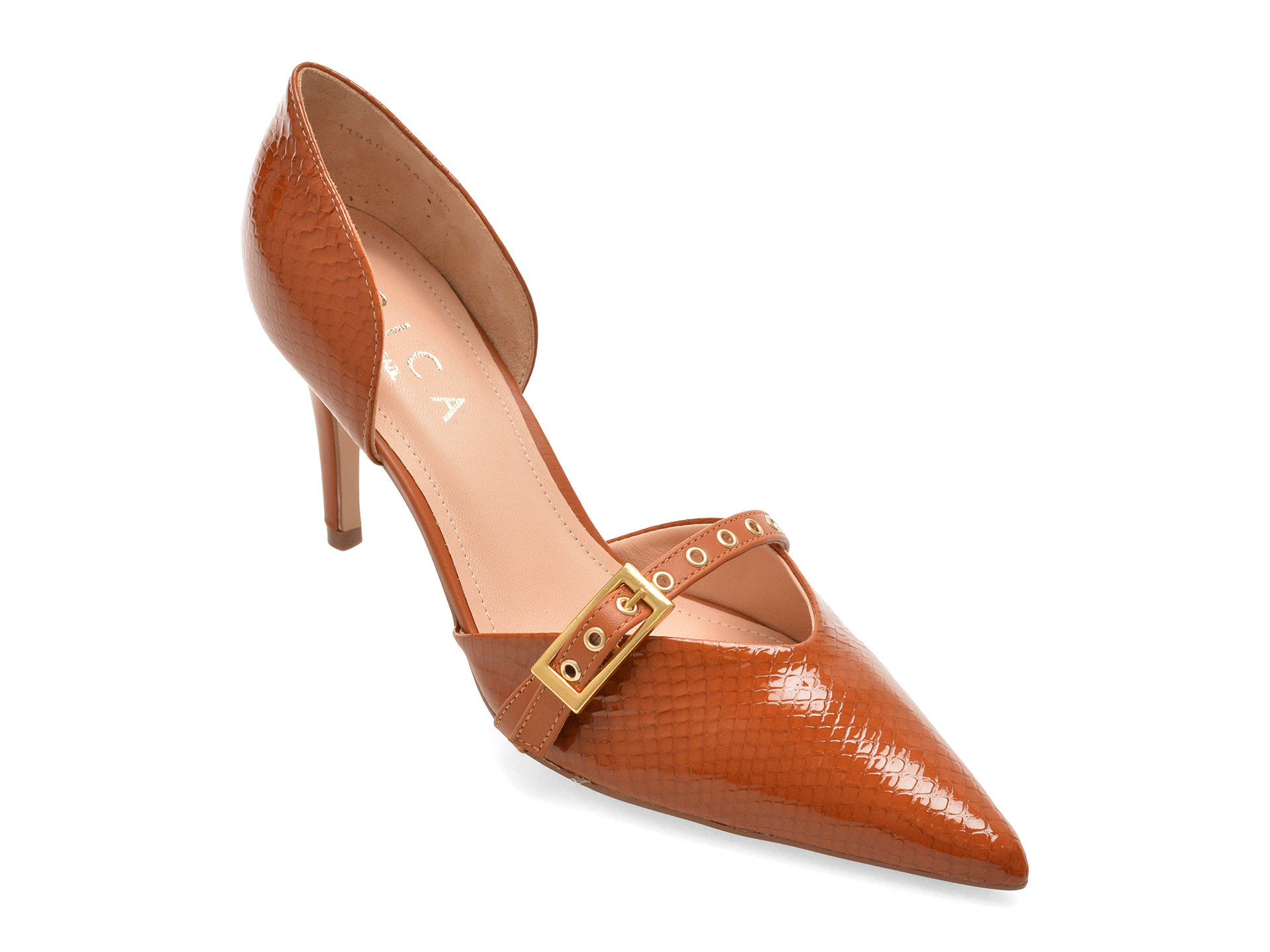 Pantofi eleganți EPICA maro din piele naturală