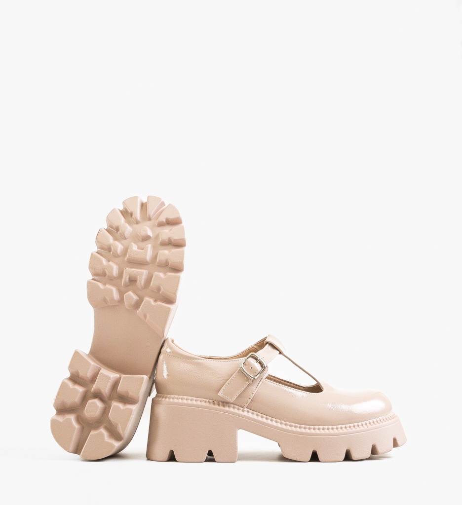 Pantofi Casual Dama Fabox Bej | Confort & Stil - imagine 3
