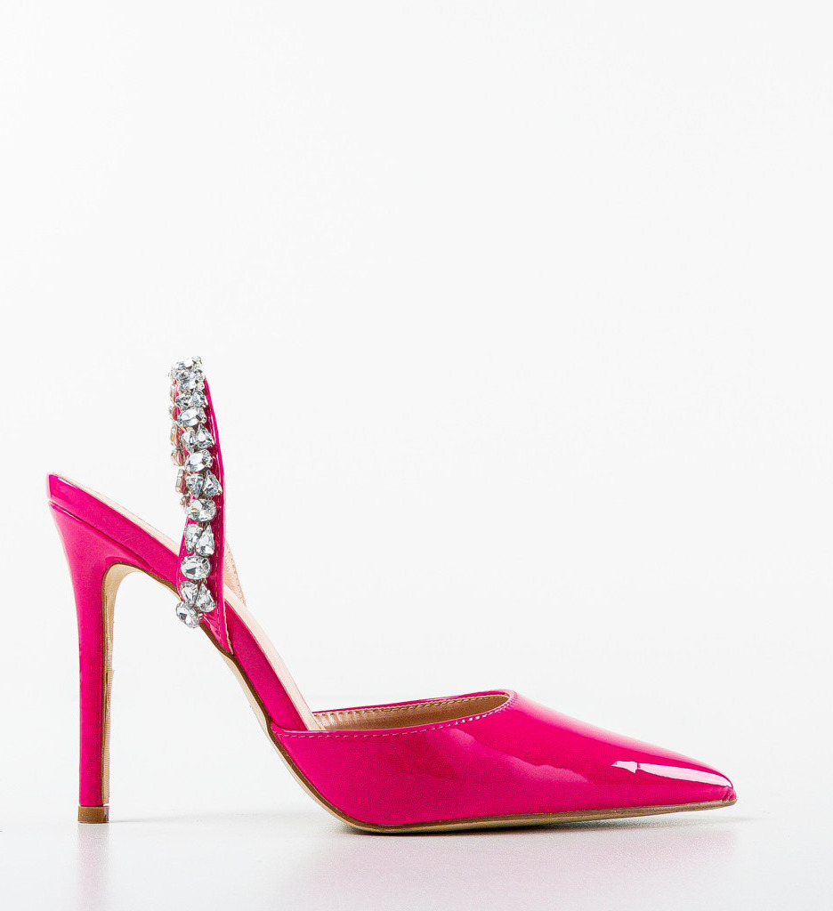 Pantofi Bleom Fuchsia cu Toc - Eleganță Vibrantă