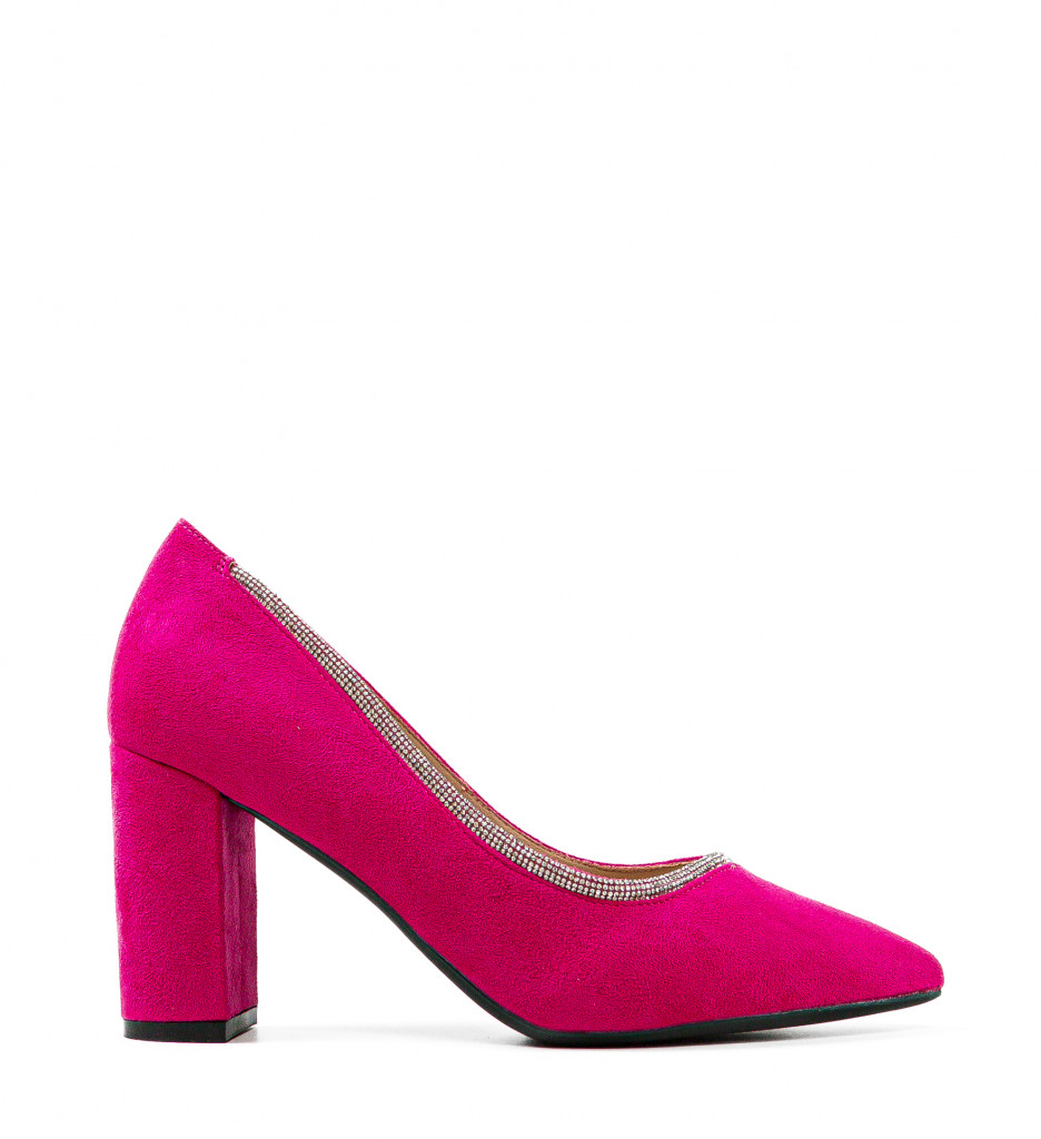 Pantofi cu toc Bavalka Fuchsia - Eleganță și Stil - imagine 4