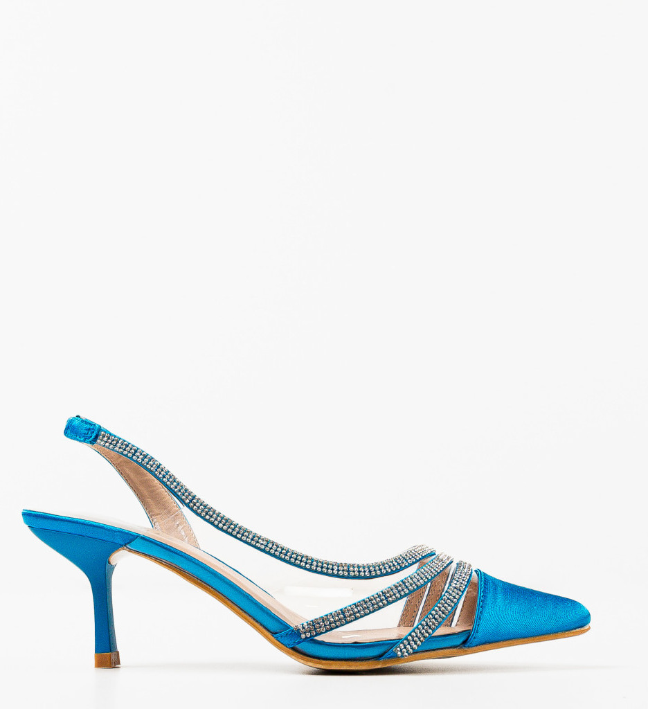 Pantofi Toc Yildiz Albastri - Eleganță & Stil - imagine 4