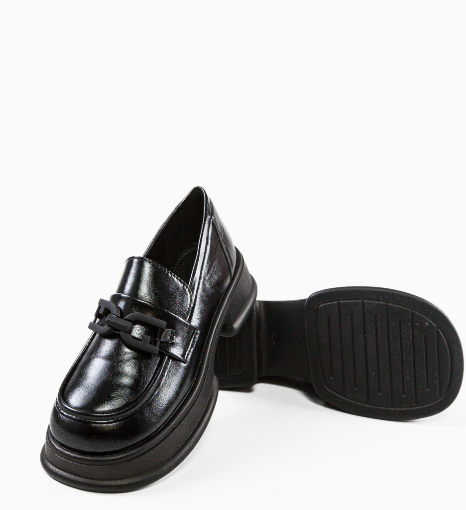 Pantofi Casual Herek Negri - Confort Stilat - imagine 10