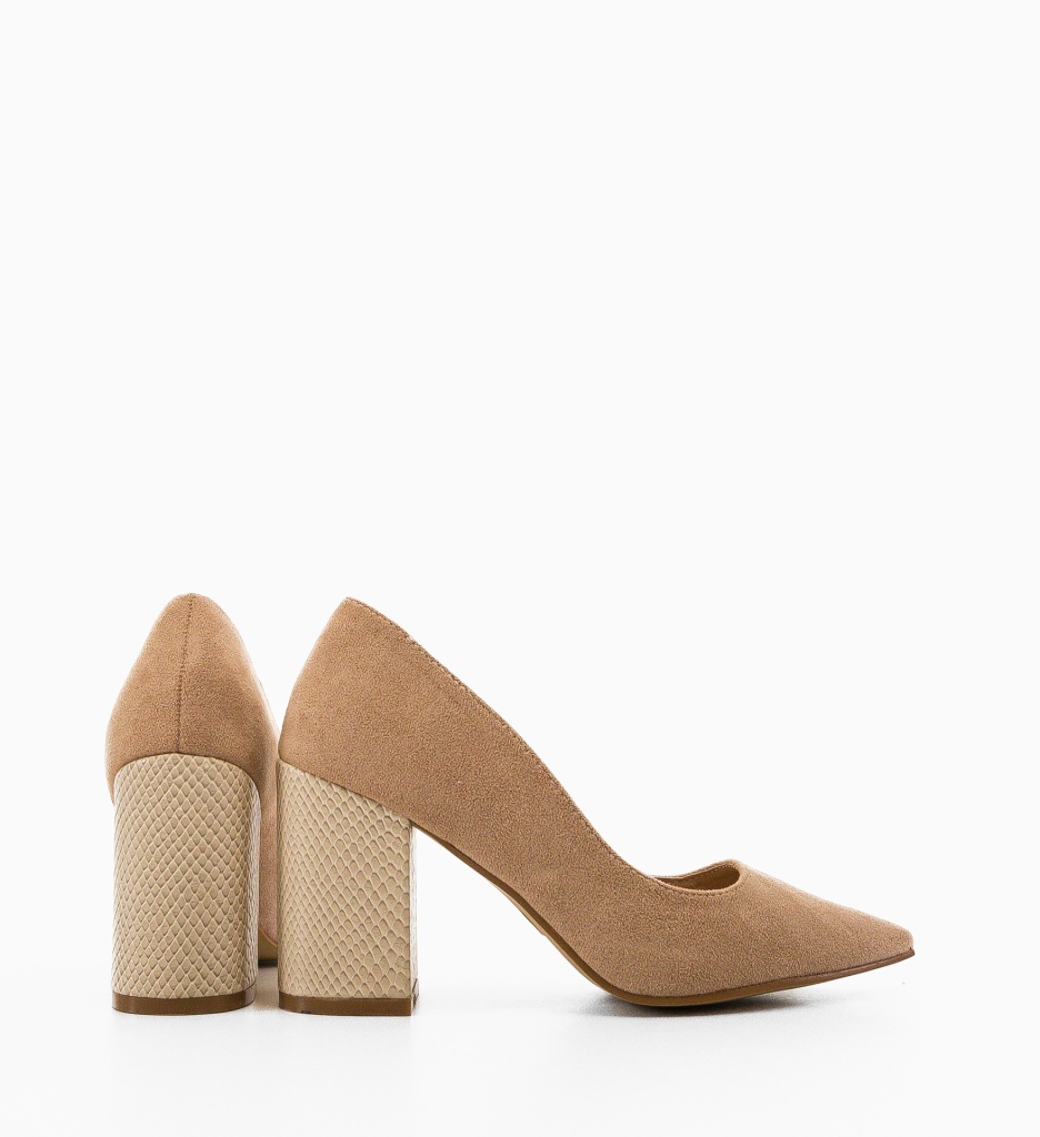 Pantofi Codillan Bej Eleganți cu Toc