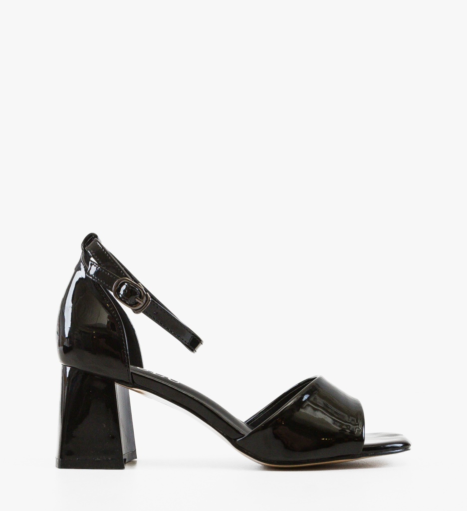 Sandale cu toc Azaf Negre | Eleganță și Confort - imagine 6
