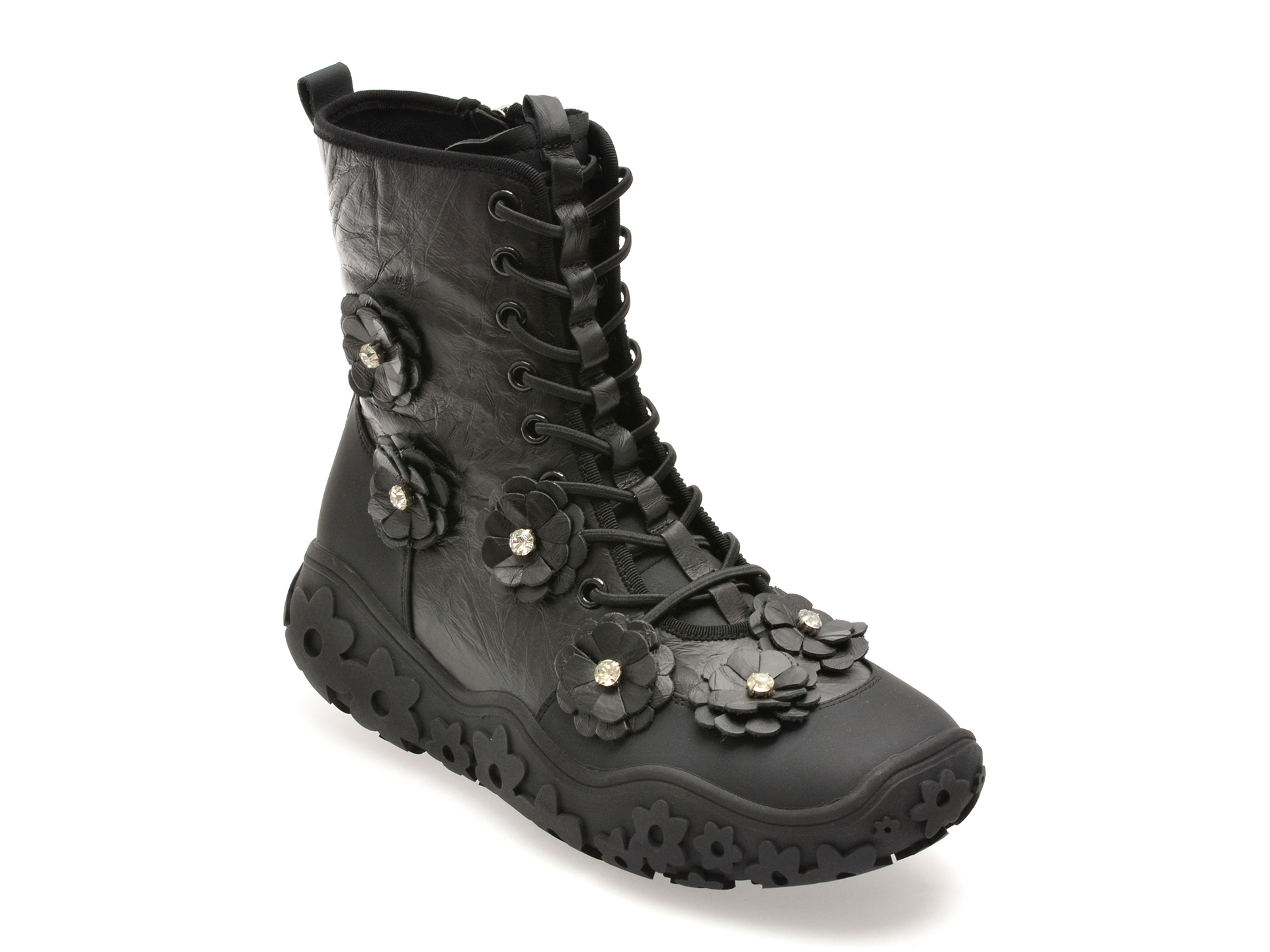 Ghete Gryxx Negre Piele Naturală - Eleganță și Stil