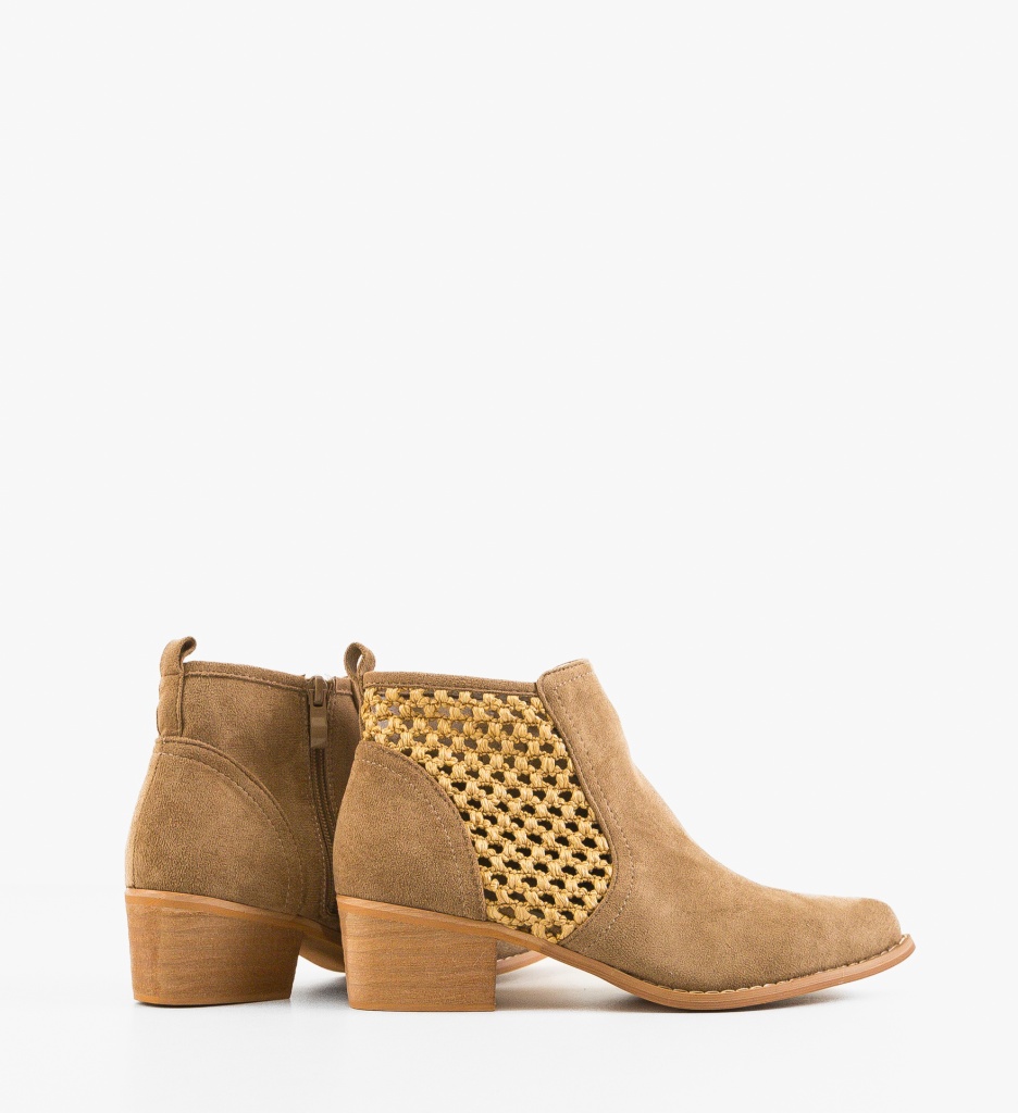 Botine Dama Melod Khaki - Eleganță & Confort - imagine 4