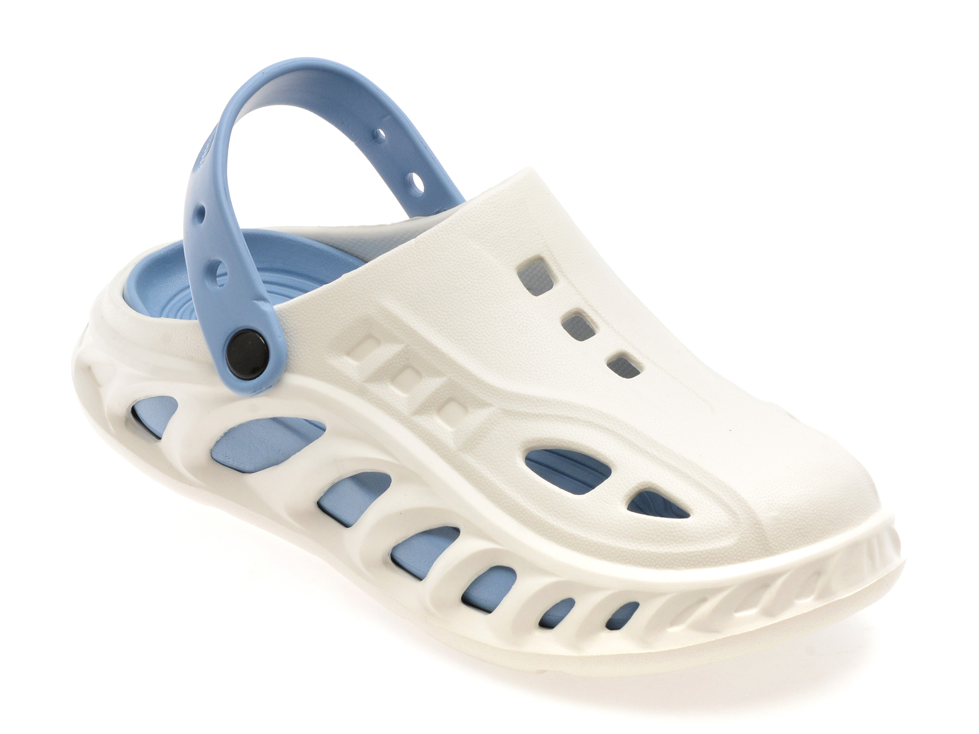 Papuci GRYXX albi Slip-on PVC | Confort