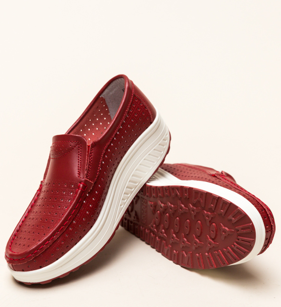 Pantofi Casual Bicaz Rosii - Confort și Stil - imagine 5