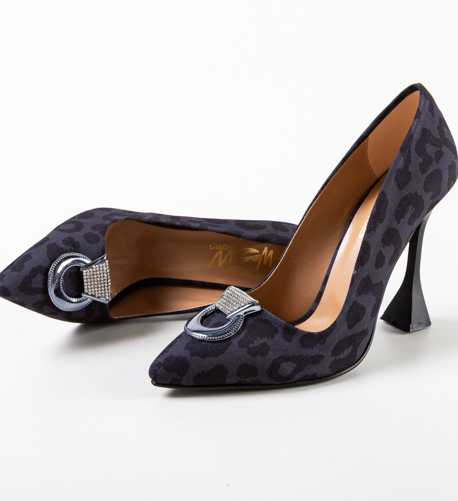Pantofi cu Toc Provok Negri | Eleganți - imagine 7