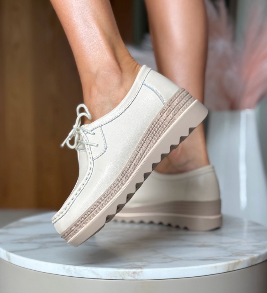 Pantofi Casual Sag Bej - Confort și Stil Zilnic