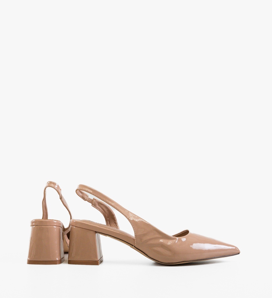 Pantofi Dama Deder Nude 2 Eleganți - imagine 4