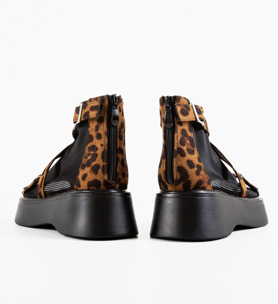 Sandale Dama Tomila Animal Print | Design Unic - imagine 8