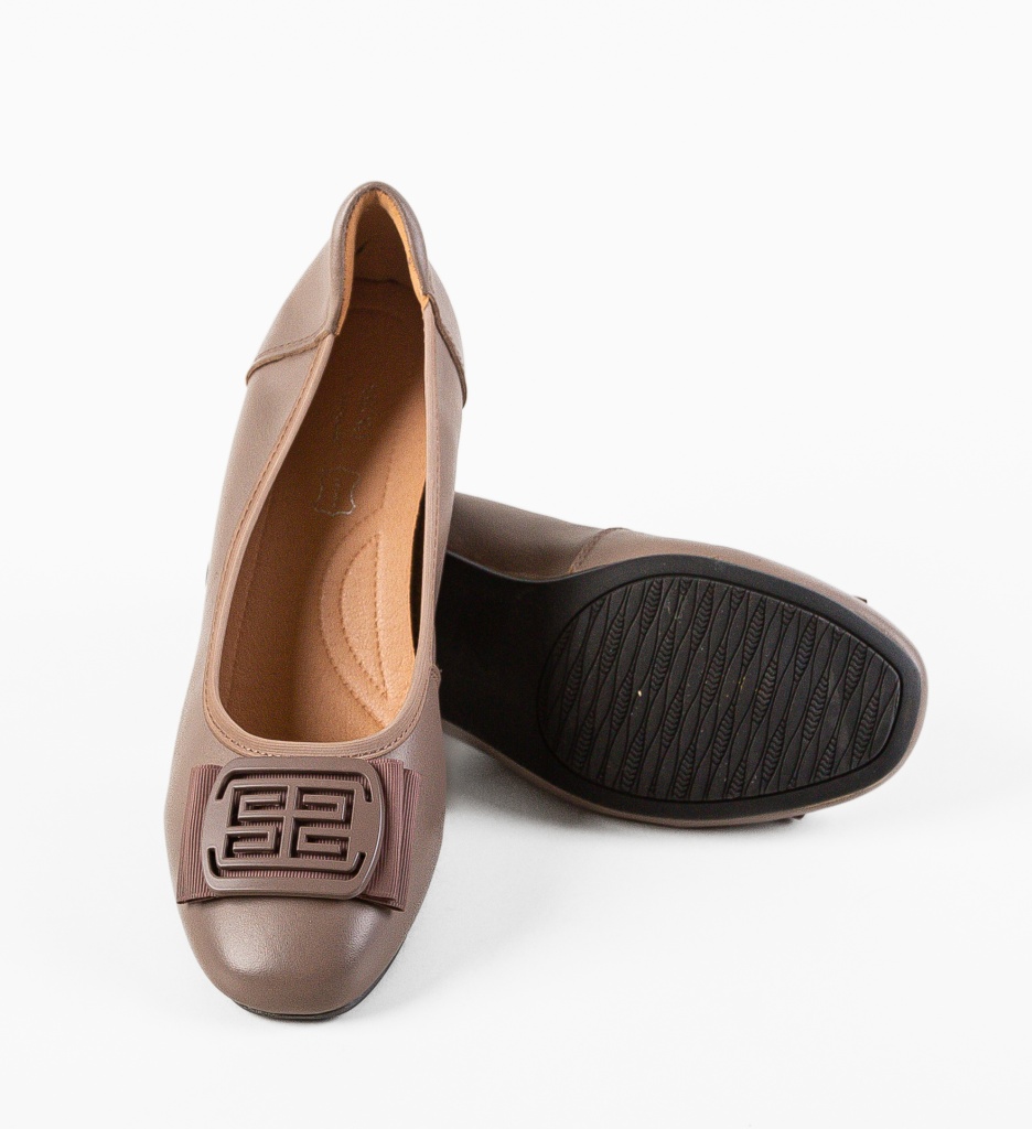 Pantofi Bobbi Mov Eleganți cu Toc - imagine 6