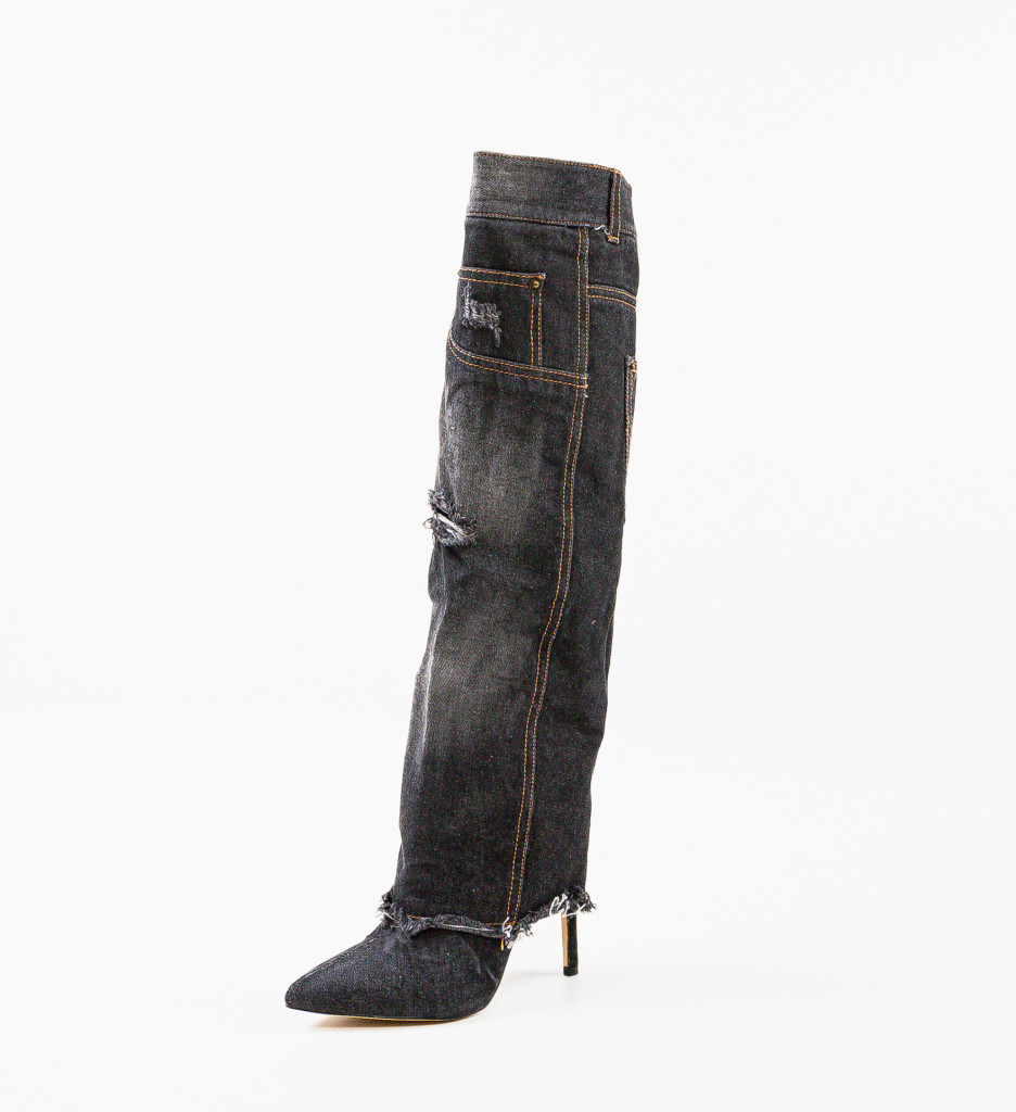 Cizme Dama Outback Negre Rezistente - imagine 8