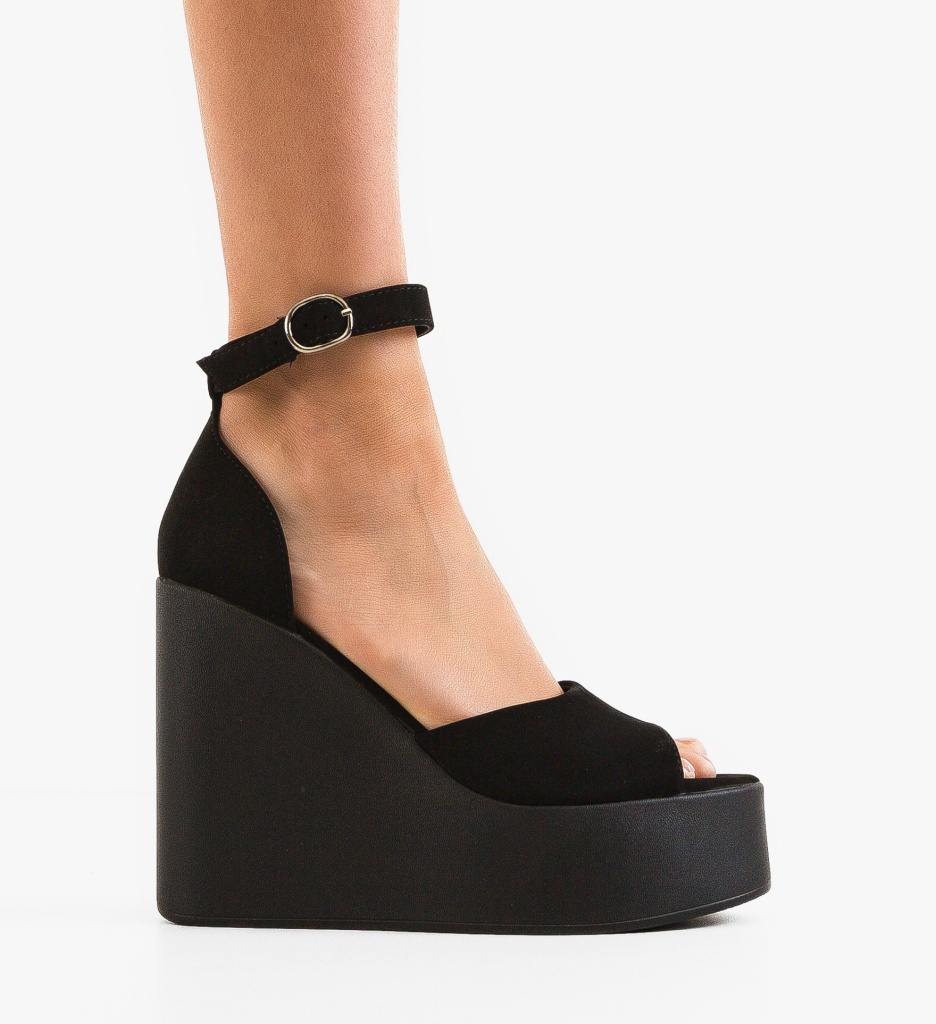 Platforme Zamir Negre | Stil Asigurat - imagine 6