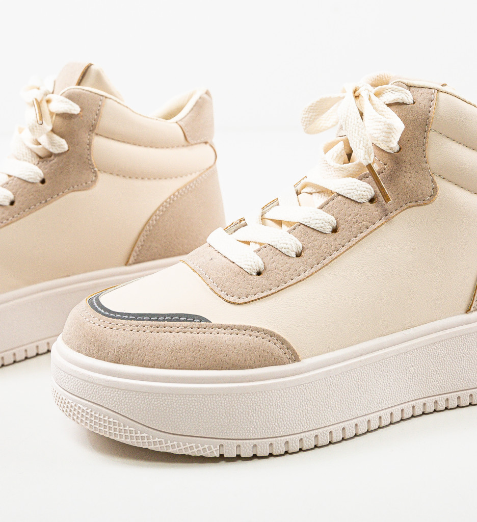 Sneakers Dama Sedio Bej | Confort și Stil - imagine 7