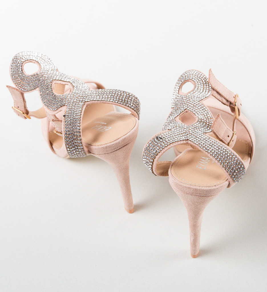 Sandale Orlaith Bej | Toc Elegant și Confort - imagine 7