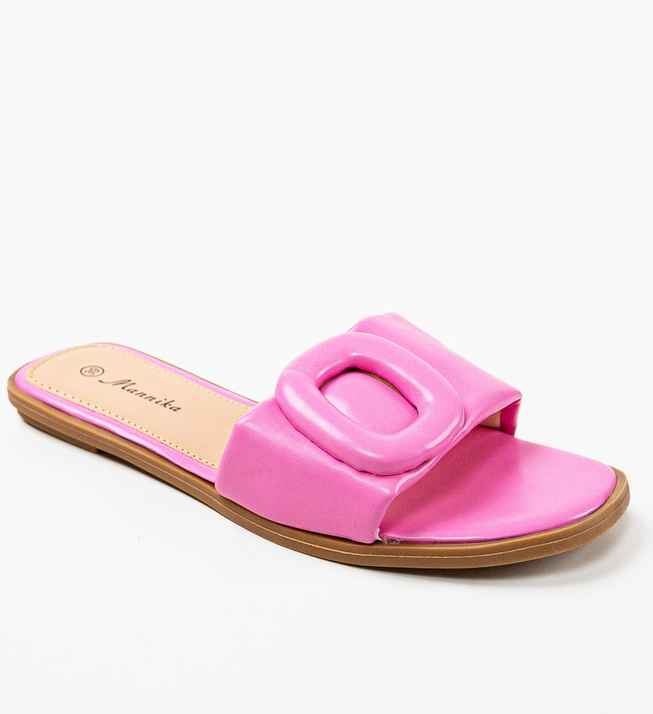Papuci Dama Palesa Fuchsia | Confort și Stil - imagine 6